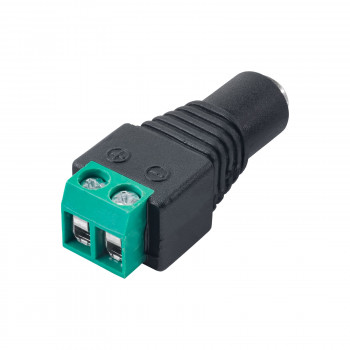 Akyga AK-SC-17 DC 5,5 x 2,1 mm (lizdas) jungtis su varžtiniais gnybtais UTP kabeliui, CCTV