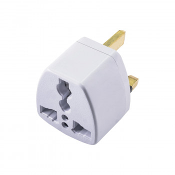 Akyga AK-AD-59 kelioninis kištuko adapteris US / AU / EU – UK, 250 V, 10 A, baltas