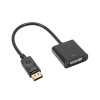 Akyga AK-AD-58 adapteris su kabeliu DisplayPort (kištukas) – DVI-I 24+5 (lizdas), 20 cm