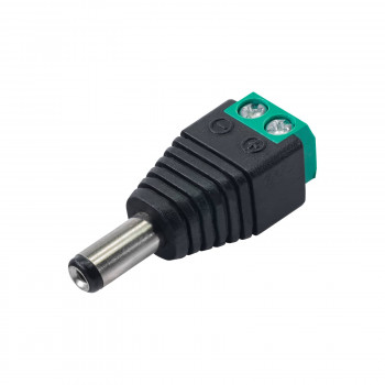 Akyga AK-SC-16 DC 5,5 x 2,1 mm (kištukas) jungtis su varžtiniais gnybtais UTP kabeliui, CCTV