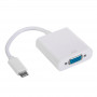 Akyga AK-AD-55 adapteris su kabeliu USB-C (kištukas) – VGA (lizdas), Full HD, 15 cm