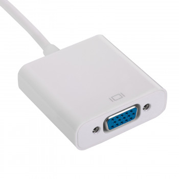 Akyga AK-AD-55 adapteris su kabeliu USB-C (kištukas) – VGA (lizdas), Full HD, 15 cm