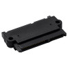 Akyga AK-CA-83 SATA 22 kontaktų (15+7) adapteris lizdas – kištukas, juodas