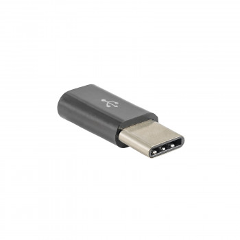 Akyga AK-AD-46 Micro USB-B (F) į USB-C (M) adapteris, juodas
