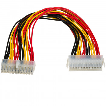 Akyga AK-CA-09 ATX 24 kontaktų (20+4) maitinimo prailginimo kabelis, 24 kontaktų (F) į 24 kontaktų (M), 30 cm