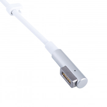 Akyga AK-SC-34 nešiojamojo kompiuterio įkroviklio nuolatinės srovės serviso kabelis MagSafe L, 85 W, 1,2 m, skirtas Apple, baltas