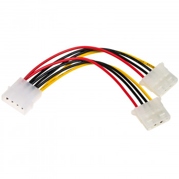 Akyga AK-CA-15 Molex (M) į 2x Molex (F) maitinimo skirstytuvo kabelis, 15 cm
