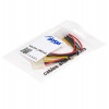 Akyga AK-CA-15 Molex (M) į 2x Molex (F) maitinimo skirstytuvo kabelis, 15 cm