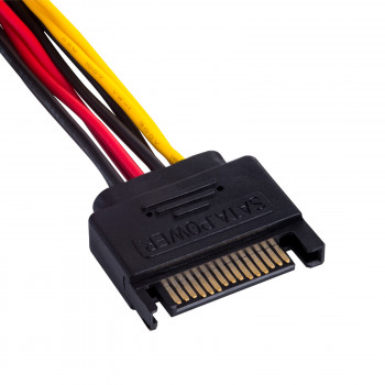 Akyga AK-CA-31 SATA maitinimo šakotuvas, SATA (kištukas) – 2x SATA (lizdas), 2x 15 cm