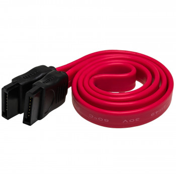 Akyga AK-CA-27 SATA III duomenų kabelis, 6 Gb/s, 0,5 m, raudonas