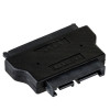 Akyga AK-CA-53 Slim SATA (kištukas) – SATA 22 kontaktų (lizdas) adapteris, juodas