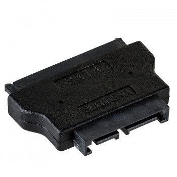Akyga AK-CA-53 Slim SATA (kištukas) – SATA 22 kontaktų (lizdas) adapteris, juodas
