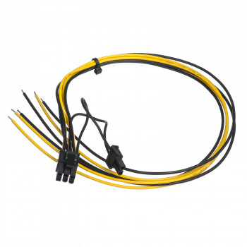 Akyga AK-SC-20 kompiuterio maitinimo bloko serviso kabelis PCIe 6+2-pin (kištukas), 45 cm