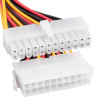 Akyga AK-CA-66 ATX maitinimo adapterio kabelis 20 kontaktų (lizdas) – 24 kontaktų (20+4) (kištukas), 15 cm