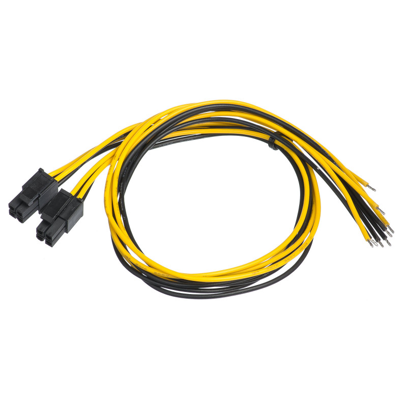 Akyga AK-SC-22 kompiuterio maitinimo bloko serviso kabelis EPS 8-pin (4+4) kištukas, 45 cm