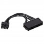 Akyga AK-CA-76 ATX 24-pin (20+4) į Lenovo 10-pin pagrindinės plokštės maitinimo adapterio kabelis, 10 cm