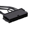Akyga AK-CA-76 ATX 24-pin (20+4) į Lenovo 10-pin pagrindinės plokštės maitinimo adapterio kabelis, 10 cm
