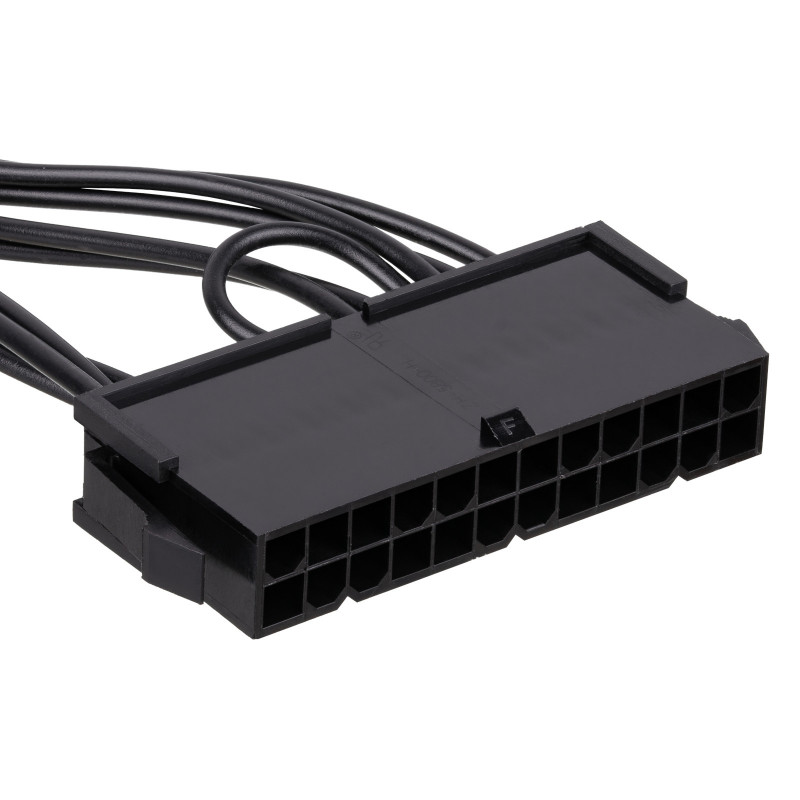 Akyga AK-CA-76 ATX 24-pin (20+4) į Lenovo 10-pin pagrindinės plokštės maitinimo adapterio kabelis, 10 cm