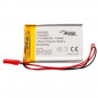 Akyga AKY0392 LP453350 Li-Po akumuliatorius 3,7 V 800 mAh su PCM, JST 2,54 mm 2 kontaktų jungtis, 150 mm laidai