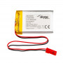 Akyga AKY0559 LP503448 Li-Po akumuliatorius 3,7 V 800 mAh su PCM, JST 2,54 mm 2 kontaktų jungtis, 150 mm laidai