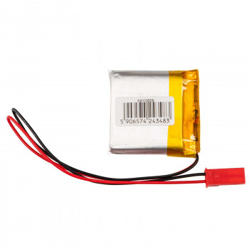 Akyga AKY0658 LP753636 Li-Po akumuliatorius 3,7 V 1000 mAh su PCM, JST 2,54 mm 2 kontaktų jungtimi, 150 mm laidais