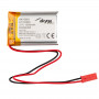 Akyga AKY0663 LP103040 Li-Po akumuliatorius 3,7 V 1200 mAh su PCM, JST 2,54 mm 2 kontaktų jungtimi, 150 mm laidais