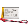 Akyga AKY0646 LP623255 Li-Po akumuliatorius 3,7 V 1100 mAh su PCM, JST 2,54 mm 2 kontaktų jungtimi, 150 mm laidais