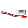 Akyga AKY0473 LP351120 Li-Po akumuliatorius 3,7 V 50 mAh su PCM, JST 2,54 mm 2 kontaktų jungtimi, 150 mm laidais