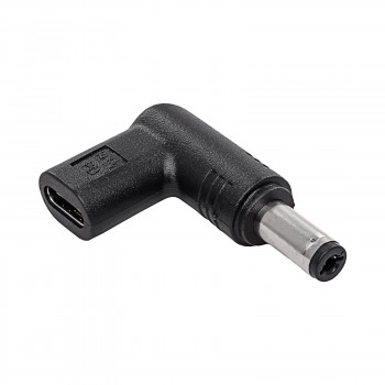 Akyga AK-ND-C02 USB-C – DC 5,5 x 2,1 mm adapteris nešiojamojo kompiuterio įkrovimui, 18,5-20 V, 100 W