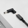 Akyga AK-ND-C02 USB-C – DC 5,5 x 2,1 mm adapteris nešiojamojo kompiuterio įkrovimui, 18,5-20 V, 100 W