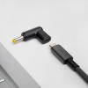 Akyga AK-ND-C03 USB-C – DC 4,8 x 1,7 mm adapteris nešiojamojo kompiuterio įkrovimui, 18,5-20 V, 100 W