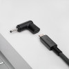 Akyga AK-ND-C06 USB-C – DC 3,0 x 1,0 mm adapteris nešiojamojo kompiuterio įkrovimui, 18,5-20 V, 100 W