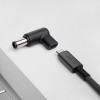Akyga AK-ND-C07 USB-C – DC 7,4 x 5,0 mm + kaištis adapteris nešiojamojo kompiuterio įkrovimui, 18,5-20 V, 100 W, skirtas HP