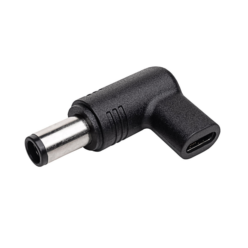 Akyga AK-ND-C07 USB-C – DC 7,4 x 5,0 mm + kaištis adapteris nešiojamojo kompiuterio įkrovimui, 18,5-20 V, 100 W, skirtas HP