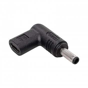 Akyga AK-ND-C10 USB-C – DC 4,5 x 3,0 mm + kaištis adapteris nešiojamojo kompiuterio įkrovimui, 18,5-20 V, 100 W, skirtas Dell
