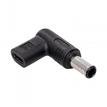 Akyga AK-ND-C14 USB-C – DC 6,5 x 4,4 mm + kaištis adapteris nešiojamojo kompiuterio įkrovimui, 18,5-20 V, 100 W