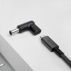 Akyga AK-ND-C14 USB-C – DC 6,5 x 4,4 mm + kaištis adapteris nešiojamojo kompiuterio įkrovimui, 18,5-20 V, 100 W