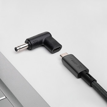 Akyga AK-ND-C17 USB-C – DC 4,8 x 1,7 mm adapteris nešiojamojo kompiuterio įkrovimui, 18,5-20 V, 100 W