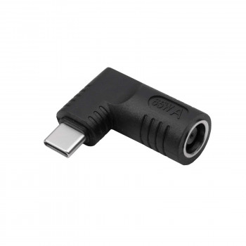 Akyga AK-ND-D01 DC 7,9 x 5,5 mm + kaištis – USB-C PD adapteris nešiojamojo kompiuterio įkrovikliui, 65 W