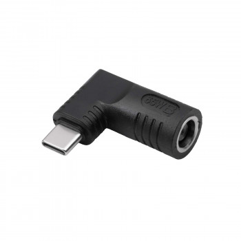 Akyga AK-ND-D02 DC 7,4 x 5,0 mm + kaištis – USB-C PD adapteris nešiojamojo kompiuterio įkrovikliui, 65 W