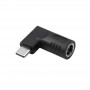Akyga AK-ND-D02 DC 7,4 x 5,0 mm + kaištis – USB-C PD adapteris nešiojamojo kompiuterio įkrovikliui, 65 W