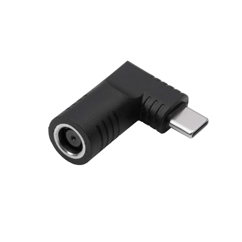 Akyga AK-ND-D02 DC 7,4 x 5,0 mm + kaištis – USB-C PD adapteris nešiojamojo kompiuterio įkrovikliui, 65 W