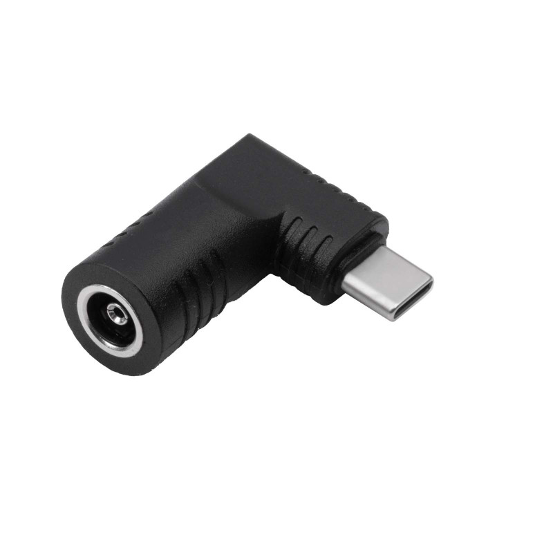 Akyga AK-ND-D04 DC 6,5 x 4,4 mm + kaištis – USB-C PD adapteris nešiojamojo kompiuterio įkrovikliui, 65 W