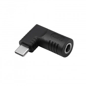 Akyga AK-ND-D07 DC 5,5 x 2,1 mm – USB-C PD adapteris nešiojamojo kompiuterio įkrovikliui, 65 W, skirtas HP