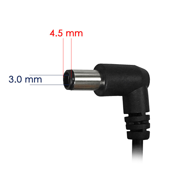 Akyga AK-ND-76 automobilinis nešiojamojo kompiuterio įkroviklis 19,5 V / 2,31 A, 45 W, 4,5 x 3,0 mm + kaištis, skirtas HP