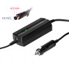 Akyga AK-ND-75 automobilinis nešiojamojo kompiuterio įkroviklis 19,5 V / 2,31 A, 45 W, 4,5 x 3,0 mm + kaištis, skirtas Dell