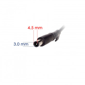 Akyga AK-ND-75 automobilinis nešiojamojo kompiuterio įkroviklis 19,5 V / 2,31 A, 45 W, 4,5 x 3,0 mm + kaištis, skirtas Dell