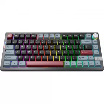 Montech MK PRO 75 klaviatūra, DE išdėstymas, Gateron G Pro 3.0 Brown, juoda/įvairiaspalvė