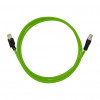 LogiLink CQM035S pramoninis tinklo kabelis, Cat.6A, PUR, M12 X-coded - RJ45, 1 m