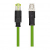 LogiLink CQM035S pramoninis tinklo kabelis, Cat.6A, PUR, M12 X-coded - RJ45, 1 m